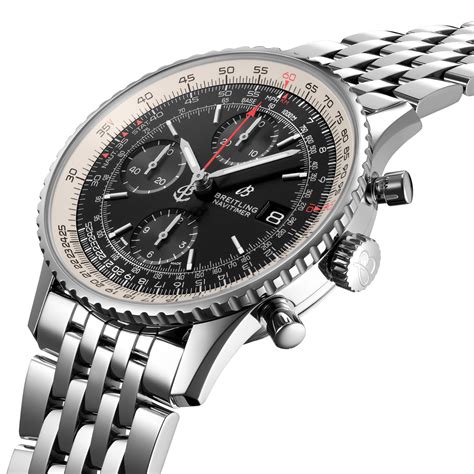 breitling navitimer chronograph 41 review|Breitling Navitimer strap options.